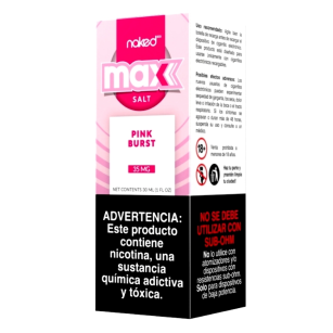 Juice Nic Salt Naked 100 (Max) | Pink Burst 30mL Naked 100 - 1