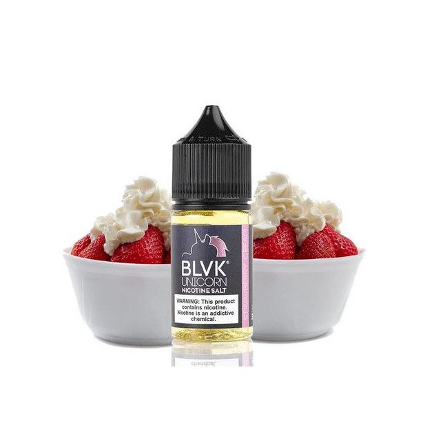 BLVK | Unicorn Strawberry Cream 30mL | Juice Nic Salt BLVK - 1