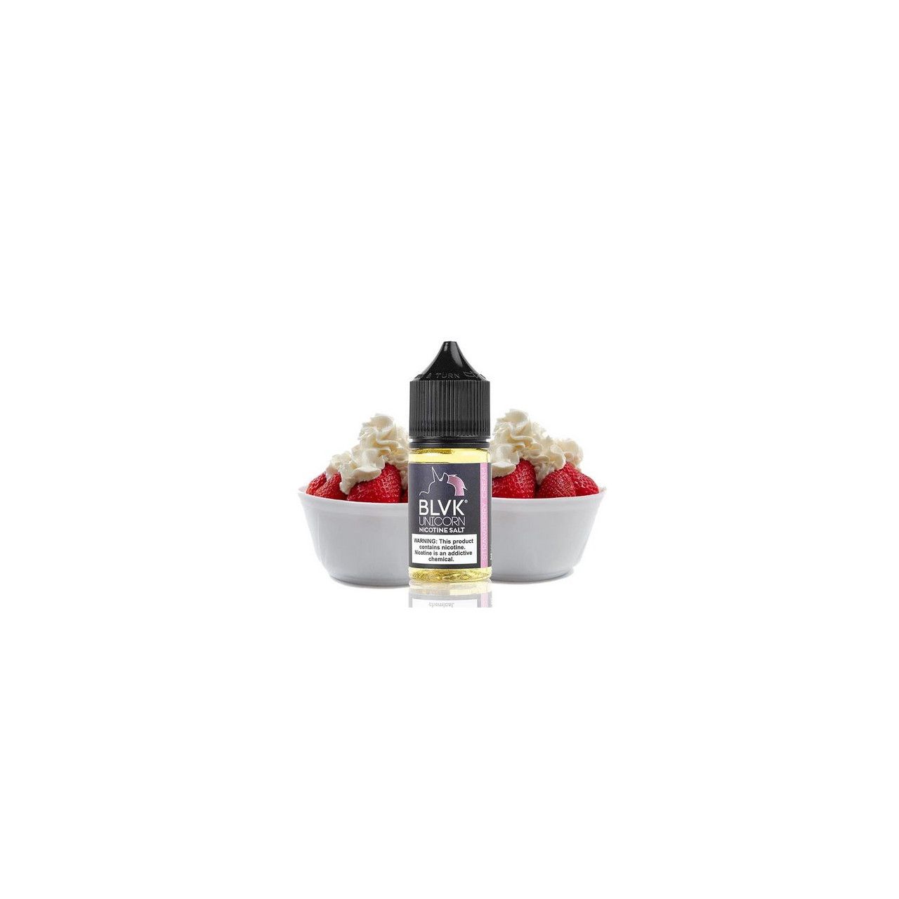 BLVK | Unicorn Strawberry Cream 30mL | Juice Nic Salt BLVK - 1