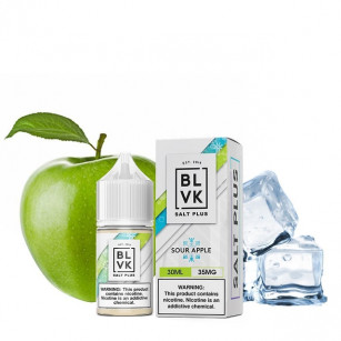 Líquido - Juice - BLVK - Sour Apple - Salt Plus - Nic Salt BLVK - 1