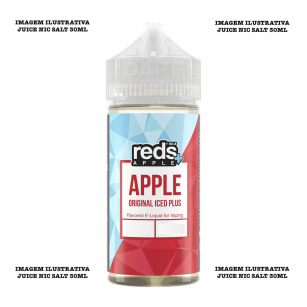 Juice Nic Salt - 7 Daze - Reds Apple - Original ICED Plus 7 Daze E-Liquid - 1