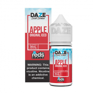 Juice - Nic Salt 7 Daze - Reds Apple Original Iced - 30ml 7 Daze E-Liquid - 1