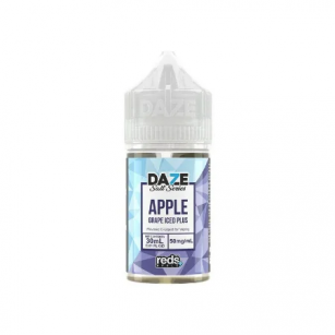 Juice 7 Daze | Reds Apple | Grape Iced Plus | Nic Salt 7 Daze E-Liquid - 1