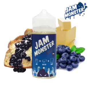 Jam Monster | Blueberry 100mL | Juice Free Base Monster Vape Labs - 1