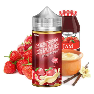 Custard Monster | Strawberry 100mL | Juice FreeBase Monster Vape Labs - 1