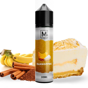 M4 E-liquid | Bannoffee 30mL | Juice Free Base M4 E-liquid - 1