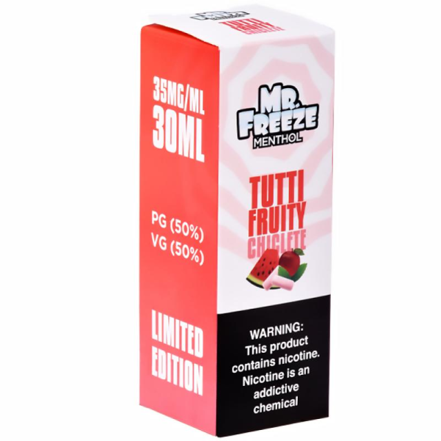 Juice Mr Freeze Salt | Tutti Fruity Chiclete 30mL Mr Freeze E-liquid - 1