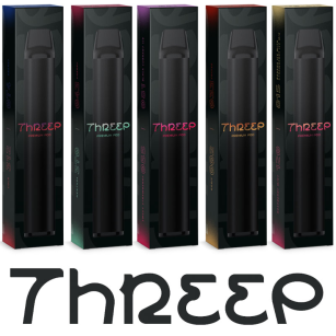 Pod Descartável | Threep Duo22 2200puffs 2 in 1 (2% e 5% nic) Threep Premium Pod - 8
